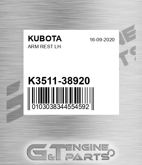 K3511-38920 Arm Rest Lh