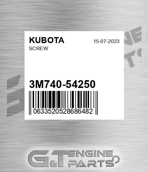 3M740-54250 Screw