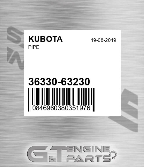36330-63230 Pipe