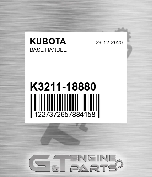 K3211-18880 Base Handle for KUBOTA