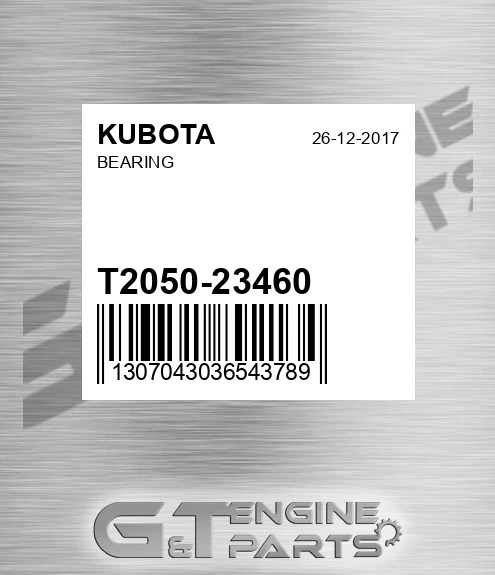 T2050-23460 Bearing for KUBOTA