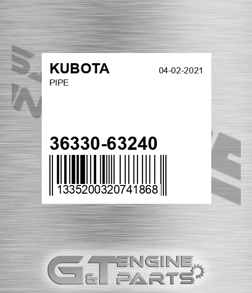 36330-63240 Pipe
