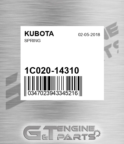 1C020-14310 Spring