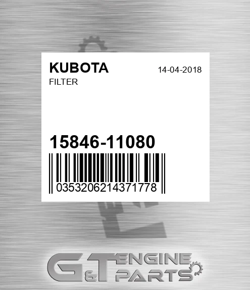 15846-11080 Filter