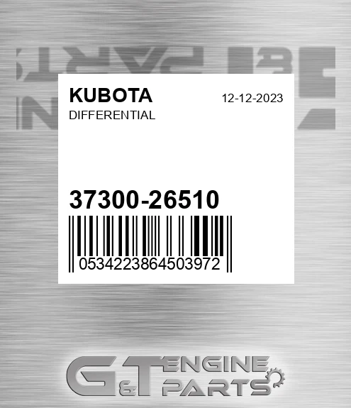 37300-26510 Differential