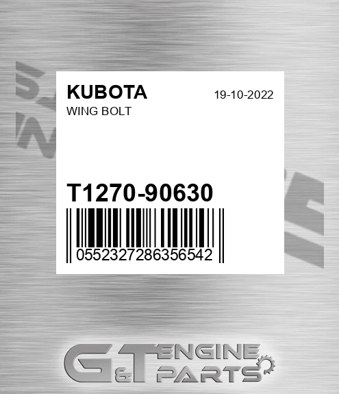 T1270-90630 Wing Bolt for KUBOTA