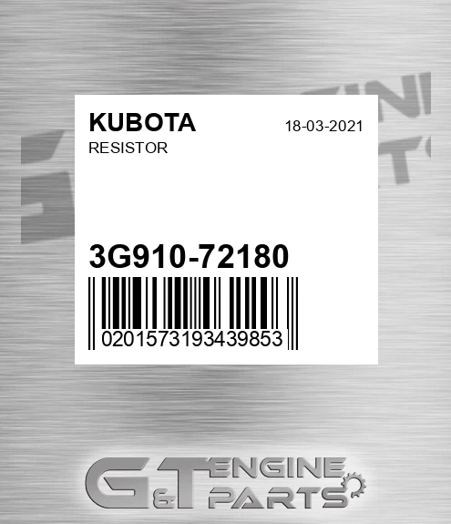 3G910-72180 Resistor