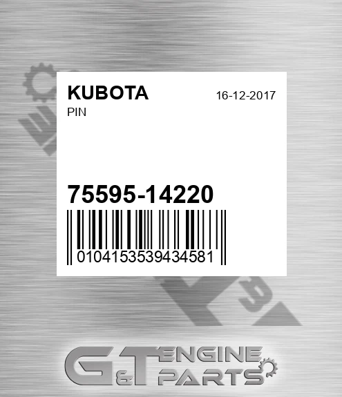 75595-14220 Pin for KUBOTA