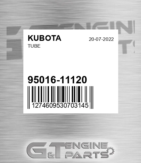 95016-11120 Tube for KUBOTA