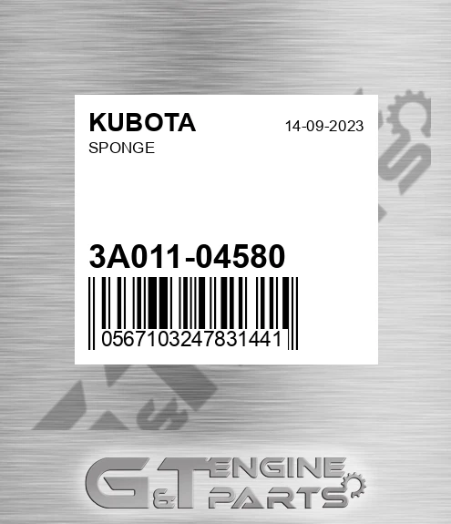 3A011-04580 Sponge