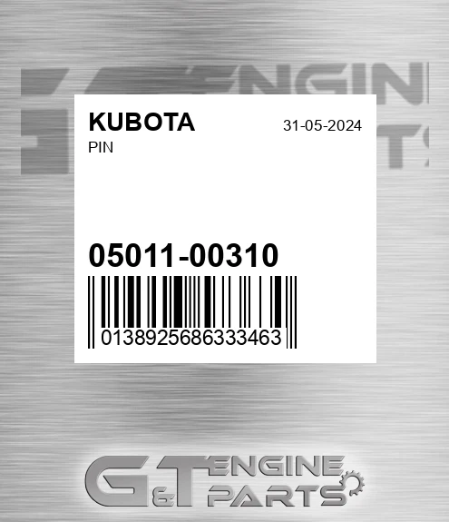 05011-00310 Pin
