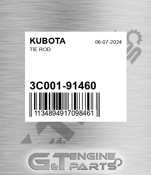 3C001-91460 Tie Rod