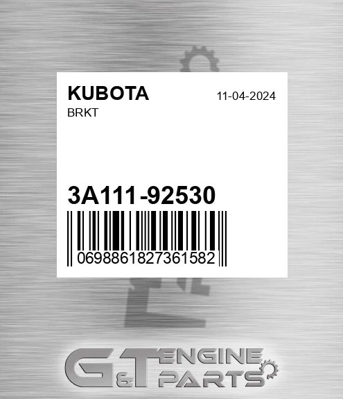 3A111-92530 Brkt