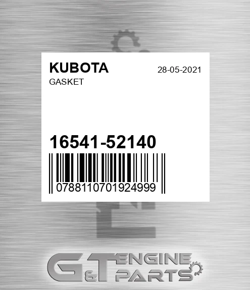 16541-52140 Gasket