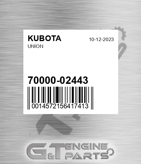 70000-02443 Union