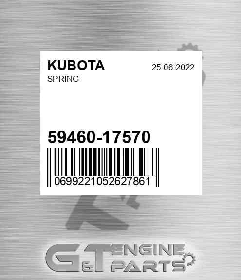 59460-17570 Spring