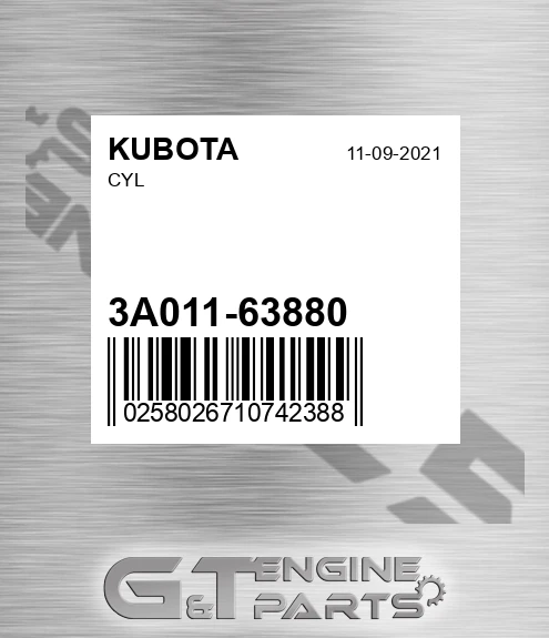3A011-63880 Cyl