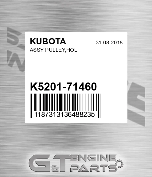 K5201-71460 Assy Pulley,hol