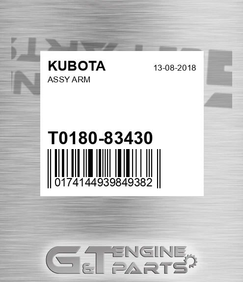 T0180-83430 Assy Arm for KUBOTA