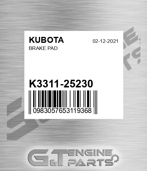 K3311-25230 Brake Pad