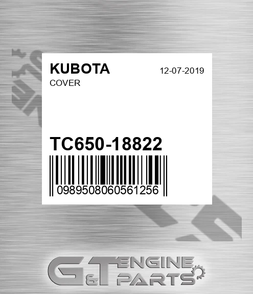 TC650-18822 Cover