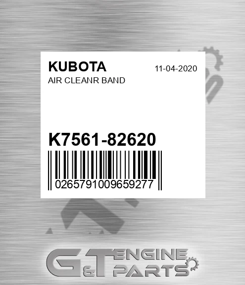 K7561-82620 Air Cleanr Band for KUBOTA