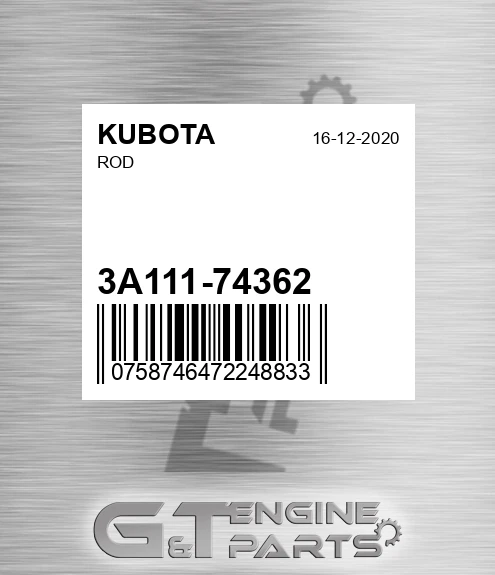 3A111-74362 Rod
