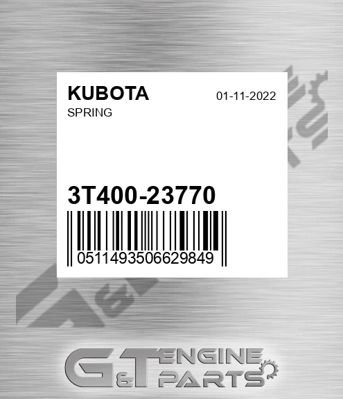 3T400-23770 Spring