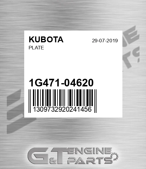 1G471-04620 Plate