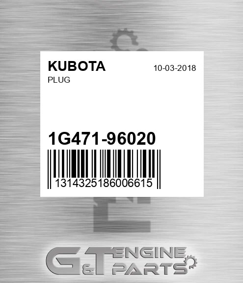 1G471-96020 Plug