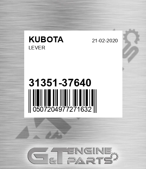 31351-37640 Lever