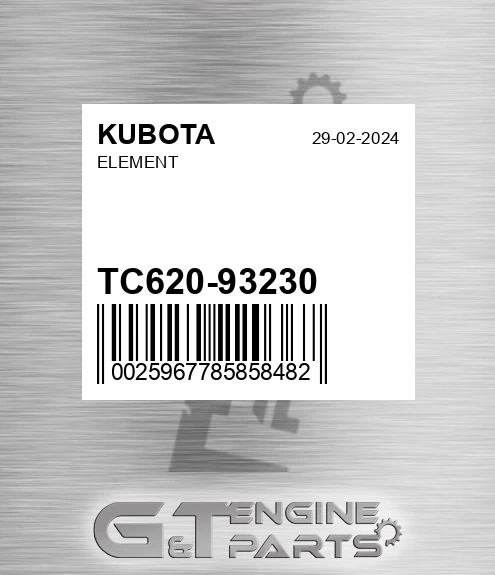 TC620-93230 Element for KUBOTA