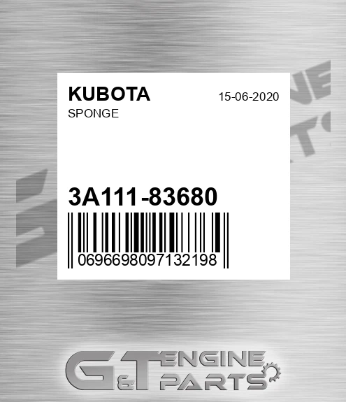 3A111-83680 Sponge