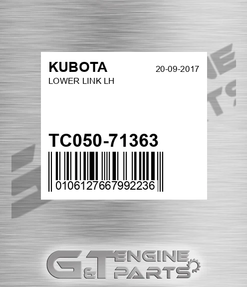 TC050-71363 Lower Link Lh for KUBOTA