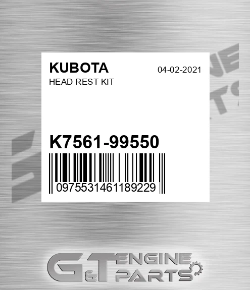 K7561-99550 Head Rest Kit