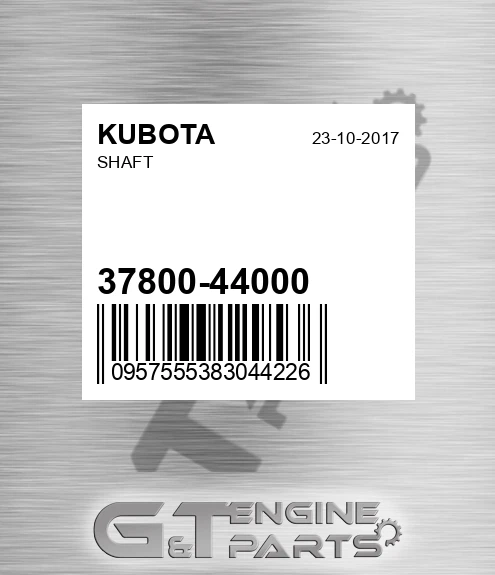 37800-44000 Shaft