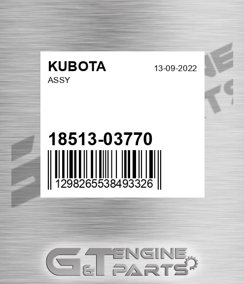 18513-03770 Assy