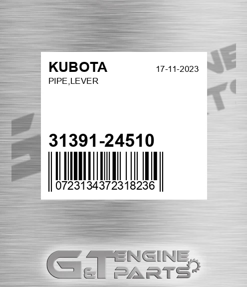 31391-24510 Pipe,lever