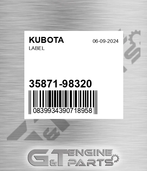 35871-98320 Label