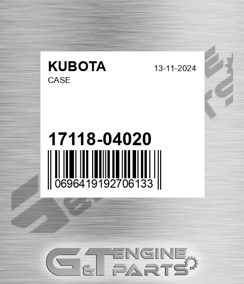 17118-04020 Case
