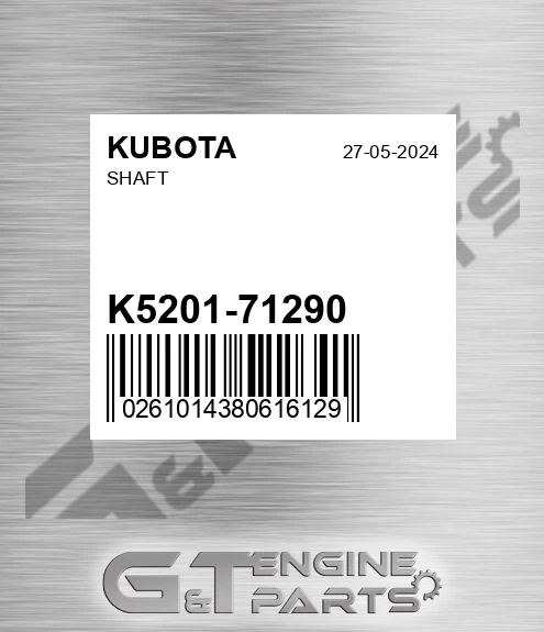 K5201-71290 Shaft