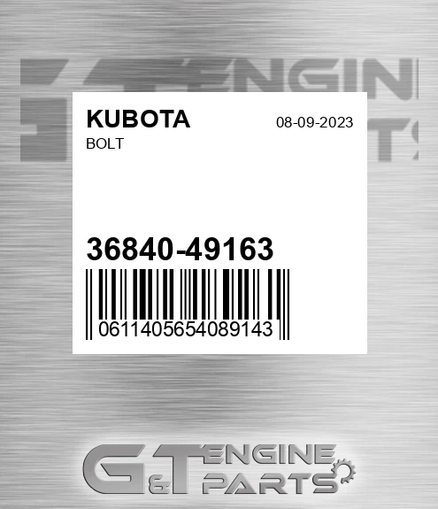36840-49163 Bolt