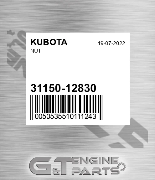 31150-12830 Nut