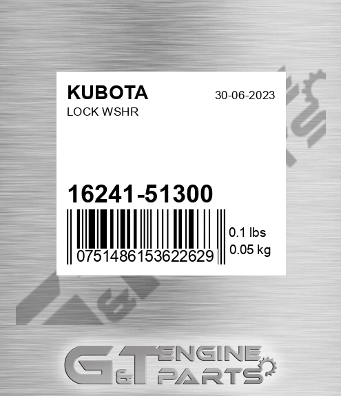 16241-51300 Lock Wshr