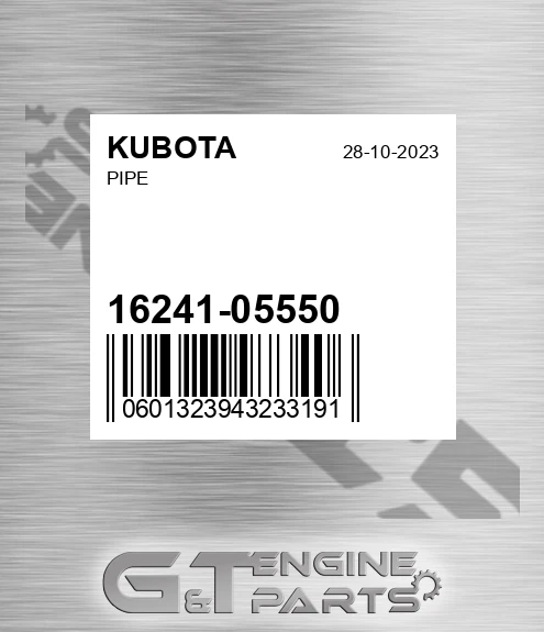 16241-05550 Pipe for KUBOTA