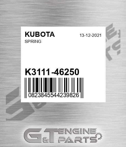 K3111-46250 Spring for KUBOTA