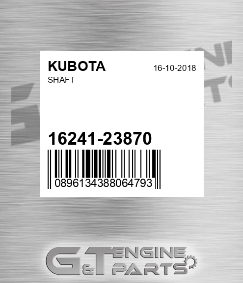 16241-23870 Shaft