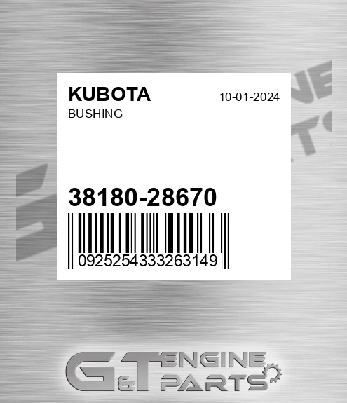 38180-28670 Bushing