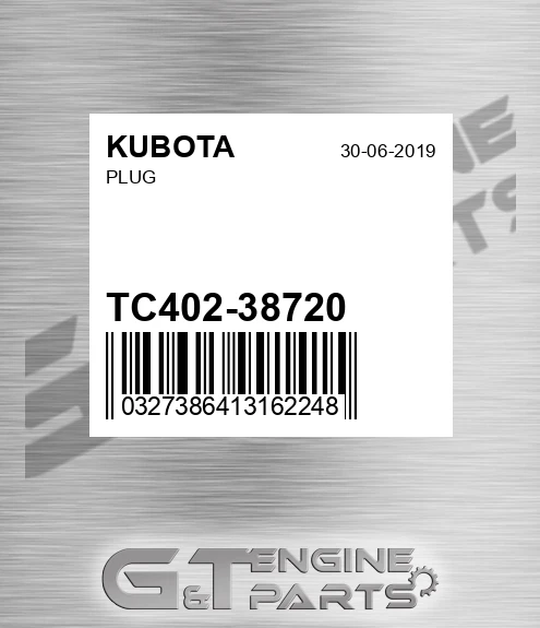 TC402-38720 Plug
