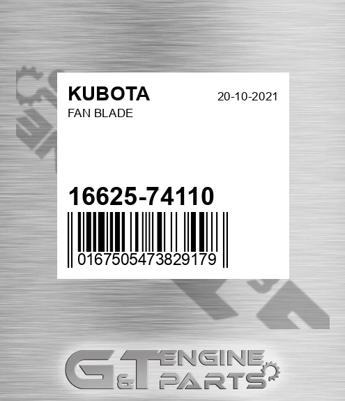 16625-74110 Fan Blade